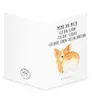Mr. & Mrs. Panda Klappkarte Corgi Po - Weiß - Geschenk, Produktbild-Vorschau 4
