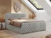 MKS MEBLE Boxspringbett 180x200 mit Bettkasten Matratze H3 Produktbild-Vorschau 1