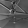 Doppelter Sonnenschirm 2x4m LINAI grau Produktbild-Vorschau 5