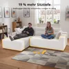 GLP Modulares Ecksofa 256 cm aus Cord, 4-Sitzer mit Produktbild-Vorschau 9