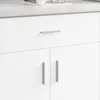 vidaXL Griff Uni 2 stk. Silber 105,7 x 7,4 x 15,5 mm Produktbild-Vorschau 2
