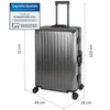 TRAVELHOUSE Tokyo 3 tlg. Aluminium Reisekoffer Set: Produktbild-Vorschau 15