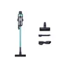 A cordless vacuum cleaner and its attachments are displayed against a white background. Náhled obrázku produktu