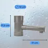 2er Set Regendieb Wasserdieb Fallrohr Abzweig mit Hahn Produktbild-Vorschau 2