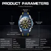 Zegarek męski MEGIR 2144, wielofunkcyjny chronograf, modny Podgląd zdjęcia produktu 2