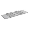 A gray shoe drying mat with a grid pattern on a white background. Náhled obrázku produktu