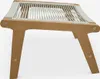 sweeek - Gartensessel mit Fußteil und Seilbespannung - Produktbild-Vorschau 3