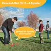 Jeu de croquet Hengda, croquet pour 4 joueurs enfants Voir les images du produit 6