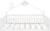 Sweiko lit plat, 140x190 cm, lit d'enfant, barre de maison, Voir les images du produit 18