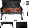 Grill węglowy turystyczny mini przenośny składany walizka Podgląd zdjęcia produktu 15