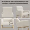 ProximaX Mid-Century Fauteuil à bascule rembourré moderne Voir les images du produit 7