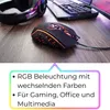 Schwaiger USB Gaming Maus RGB LED Beleuchtet Gamer Mouse 6 Produktbild-Vorschau 9