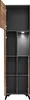 Komodee, Vitrine Schrank Orvieto, Eiche/Anthrazit, Breite Produktbild-Vorschau 4