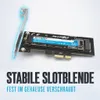 BRAINZAP M.2 M2 NVMe SSD zu PCI-E PCI-Express PCIe 3.0 x1 Produktbild-Vorschau 3