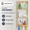CASARIA® Závěsná sprchová polička 3 police 3 háčky Náhled obrázku produktu 6