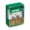 SPAX Universalschrauben gelb vz VG 3,5x30 mm (75 St.) Produktbild-Vorschau 3