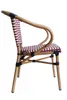 SIT Möbel Armlehnstuhl 2er-Set | Rattan-Optik beige-rot | Produktbild-Vorschau 5