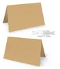 100 Stück hell-braune natur Kraftpapier Optik neutrale Produktbild-Vorschau 1