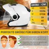 Jethelm Motorradhelm Halbschalenhelm mit Doppelvisier Produktbild-Vorschau 4