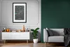 MuchoWow® Gerahmtes Poster Blau - Deutschland - Karte - Produktbild-Vorschau 8