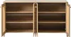 MODFU Bahut Scandinave 145×40×80 cm - 4 Portes en Bois et Voir les images du produit 5