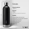VIOK 1,3 L Edelstahlflasche für Aarke Carbonator 3, Smeg, Produktbild-Vorschau 6