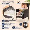 CASARIA® Gartenstühle 4er Set Polyrattan Stapelbar mit Produktbild-Vorschau 5