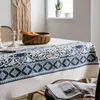 INF Vintage'owy obrus w kwiaty z bawełny i lnu na Podgląd zdjęcia produktu 1