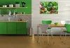 Wallario selbstklebendes Poster - Grüner Smoothie mit Produktbild-Vorschau 2