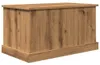vidaXL Úložná truhla Artisan dub 70x40x38 cm Materiál na Náhled obrázku produktu 1