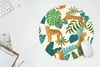 MuchoWow® Mauspad Mousepad Dschungel - Leopard - Pflanzen - Produktbild-Vorschau 5