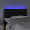 vidaXL LED čelo postele černé 90x5x78/88 cm Imitace kůže Náhled obrázku produktu 3