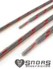 SNORS Sicherheitssenkel rund - GRAU / ROT - 5mm -  180cm Produktbild-Vorschau 2