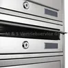 BITUXX Edelstahl Doppel Briefkastenanlage 12fach Silber Produktbild-Vorschau 4