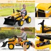 GOPLUS 12V Elektro Baggerlader mit Schaufel, Kinderfahrzeug Produktbild-Vorschau 3