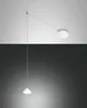 Fabas Luce Isabella LED Pendellampe Metall Weiß Produktbild-Vorschau 1