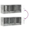 TV-Schrank mit Glastüren Betongrau 102x37x42 cm Produktbild-Vorschau 10