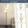 ZMH Lampa Podłogowa Czarna 3 Płomienna Nowoczesna Lampa Podgląd zdjęcia produktu 3