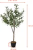 3.08 Olivier artificiel en pot de fleurs - environ 120 cm - Voir les images du produit 2