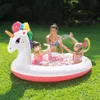 Summer Waves Planschbecken Einhorn 256 x 155 x 102 cm Produktbild-Vorschau 2