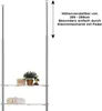 CARO-Möbel Teleskop Badregal DUNJA Standregal Allzweckregal Produktbild-Vorschau 3