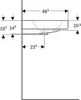 Geberit iCon Waschtisch 600 × 485 mm weiß, 124060000 Produktbild-Vorschau 6