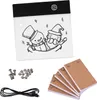 Flipbook-Kit mit Mini-LED-Lichtpad, Lochdesign, 3-stufige Produktbild-Vorschau 1