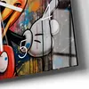 DEQOART Glasuhr 30x30 cm Zahlen 'Mickey im Farbenzauber' Produktbild-Vorschau 5