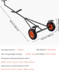 VEVOR Bootsanhänger-Transportwagen, 190 kg Stützlast, 40 cm Produktbild-Vorschau 7