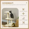 PawHut Kratzbaum 72 cm Katzenturm mit Plüschballen, Produktbild-Vorschau 4