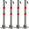 ECD Germany 4x Parkplatzsperre klappbar, rund, 71 cm, 3 Produktbild-Vorschau 1
