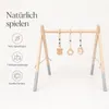 Holz-Spielbogen für Babys – 62 × 57 cm – mit 3 liebevoll Produktbild-Vorschau 3