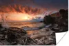 MuchoWow® Poster Sonnenuntergang - Strand - Himmel 90x60 cm Produktbild-Vorschau 1