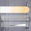 Badspiegelschrank Vicco Curved Weiß 100 x 60 cm mit LED, Produktbild-Vorschau 5